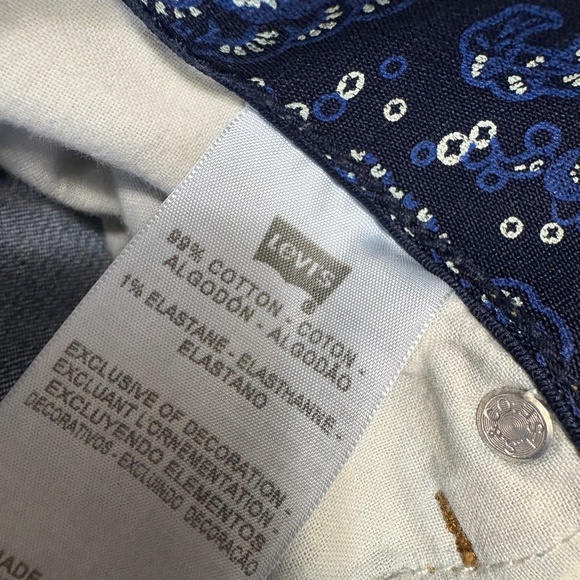 Levi's Perfect Waist 525 Boot Cut Blue Jeans Womens Size 10 Pants - Picture 6 of 13